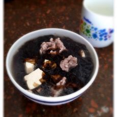 紫菜豆腐肉片汤的做法 紫菜豆腐肉片汤的做法