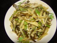 土豆丝炒海带丝的做法