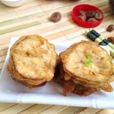 黄金酥炸茄盒的做法 黄金酥炸茄盒的做法