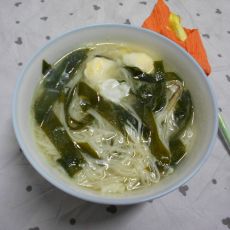 海带炝锅挂面的做法