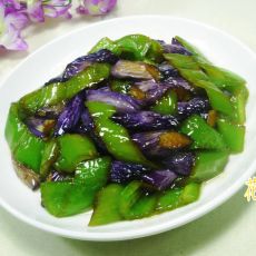 青椒炒茄子的做法 青椒炒茄子的做法