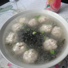紫菜肉圆汤的做法 紫菜肉圆汤的做法
