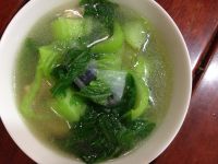 芥菜瘦肉皮蛋汤的做法