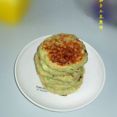 茄子土豆煎饼的做法