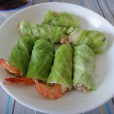 翡翠鲜虾豆腐卷的做法 翡翠鲜虾豆腐卷的做法
