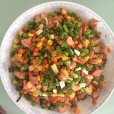 杂菜炒虾仁的做法 杂菜炒虾仁的做法