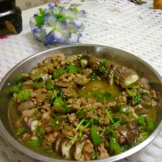 肉沫盖茄子的做法 肉沫盖茄子的做法