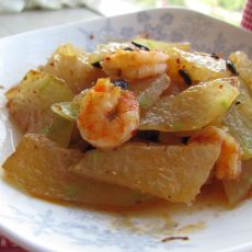 麻辣虾仁冬瓜的做法 麻辣虾仁冬瓜的做法