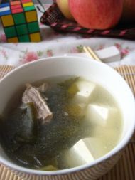骨汤海带豆腐的做法