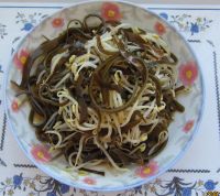 绿豆芽拌海带的做法