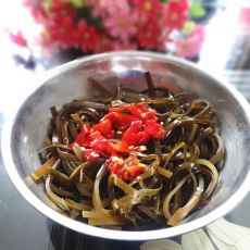 红椒拌海带丝的做法 红椒拌海带丝的做法