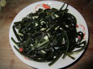海带小炒的做法