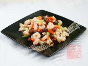 榛子炒虾仁的做法