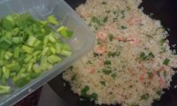 虾仁炒饭的做法