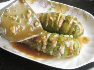 肉糜嵌茄子的做法