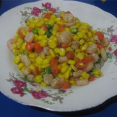 玉米虾仁粒的做法 玉米虾仁粒的做法