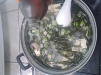海带豆腐蛋花汤的做法