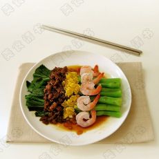 三色菜心的做法 三色菜心的做法
