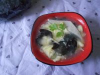 木耳紫菜豆腐汤的做法