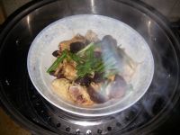 香菇蒸鸡肉的做法