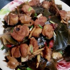 海带烧鸭肉的做法 海带烧鸭肉的做法