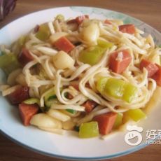 马蹄炒面的做法 马蹄炒面的做法