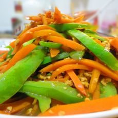 胡萝卜炒肉末的做法