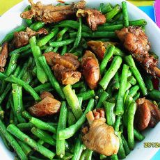 豆角炒鸡肉的做法 豆角炒鸡肉的做法