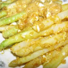 金沙芦笋的做法