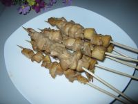 蚝油鸡肉串的做法