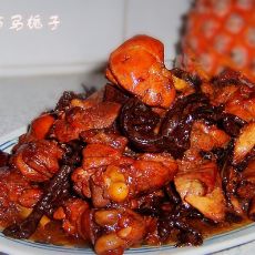 滑子菇烧鸡腿的做法