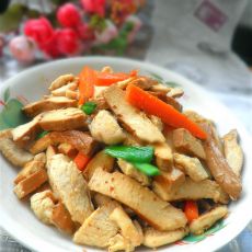 鸡肉炒香干的做法 鸡肉炒香干的做法