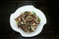 香菇炒鸭丝的做法