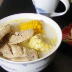 双色玉米鸡翅煲的做法