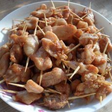 简易版牙签肉的做法 简易版牙签肉的做法