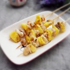 柠香菠萝鸡肉串的做法 柠香菠萝鸡肉串的做法