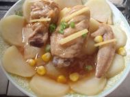 蚝油土豆蒸鸡翅的做法