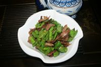 青椒炒鸭丝的做法