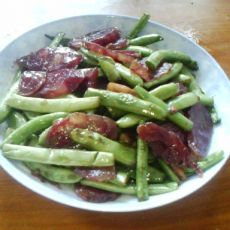 四季豆炒香肠的做法 四季豆炒香肠的做法