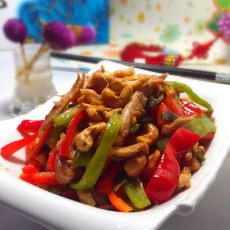 双椒鸡丝的做法 双椒鸡丝的做法