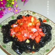 蒜油香肠拌木耳的做法 蒜油香肠拌木耳的做法