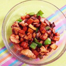 鸡肉丁炒杏鲍菇的做法 鸡肉丁炒杏鲍菇的做法