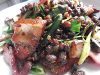 豆豉炒腊肉的做法