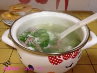 丝瓜蛋白汤的做法