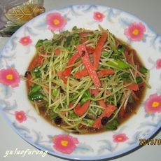 豆苗炒香肠的做法
