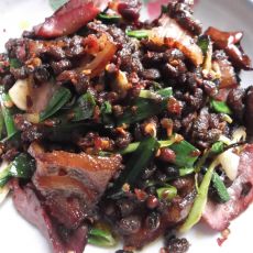 豆豉炒腊肉的做法 豆豉炒腊肉的做法