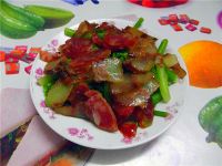 腊味炒菜心的做法