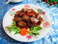 糖炒腊肉的做法