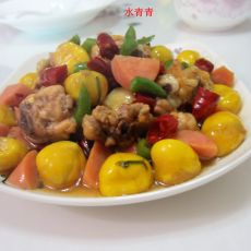板粟火腿炒鸡的做法 板粟火腿炒鸡的做法