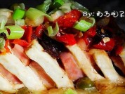 剁椒火腿豆腐的做法